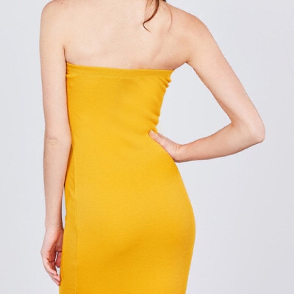 Tube rib midi dress - Picture 5 of 6